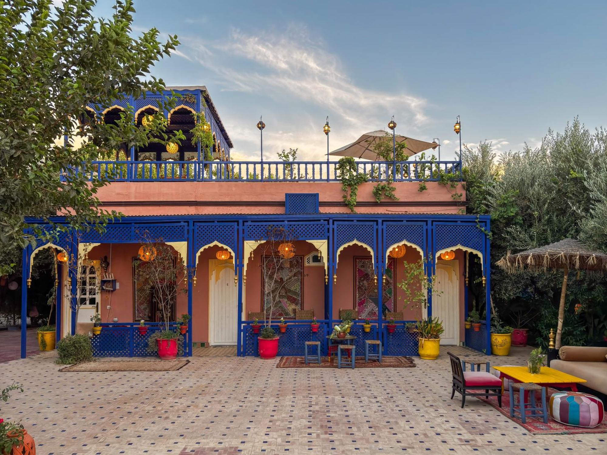 לינה וארוחת בוקר Sidi Abdallah Ghiat Le Bleu House מראה חיצוני תמונה